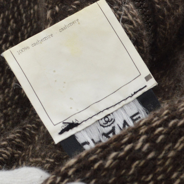 CHANEL 1996 Fall CC-logo mélange cashmere jumper #42