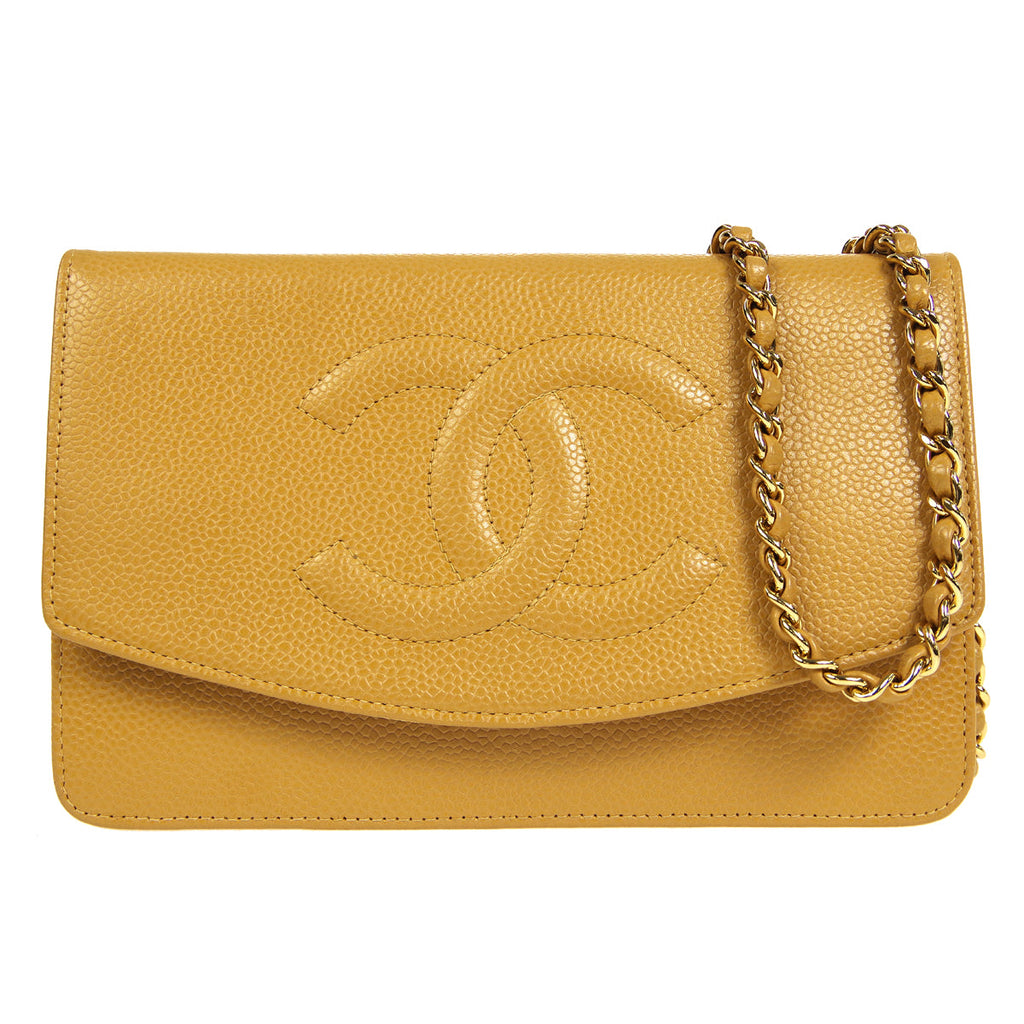 chanel mini brown purse