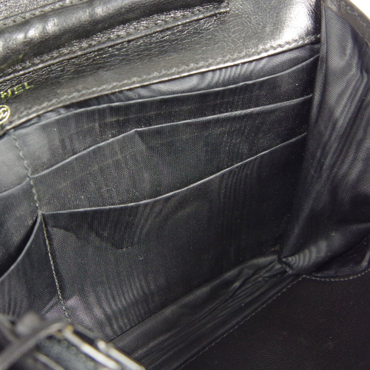 CHANEL 1996-1997 Timeless WOC Black Caviar