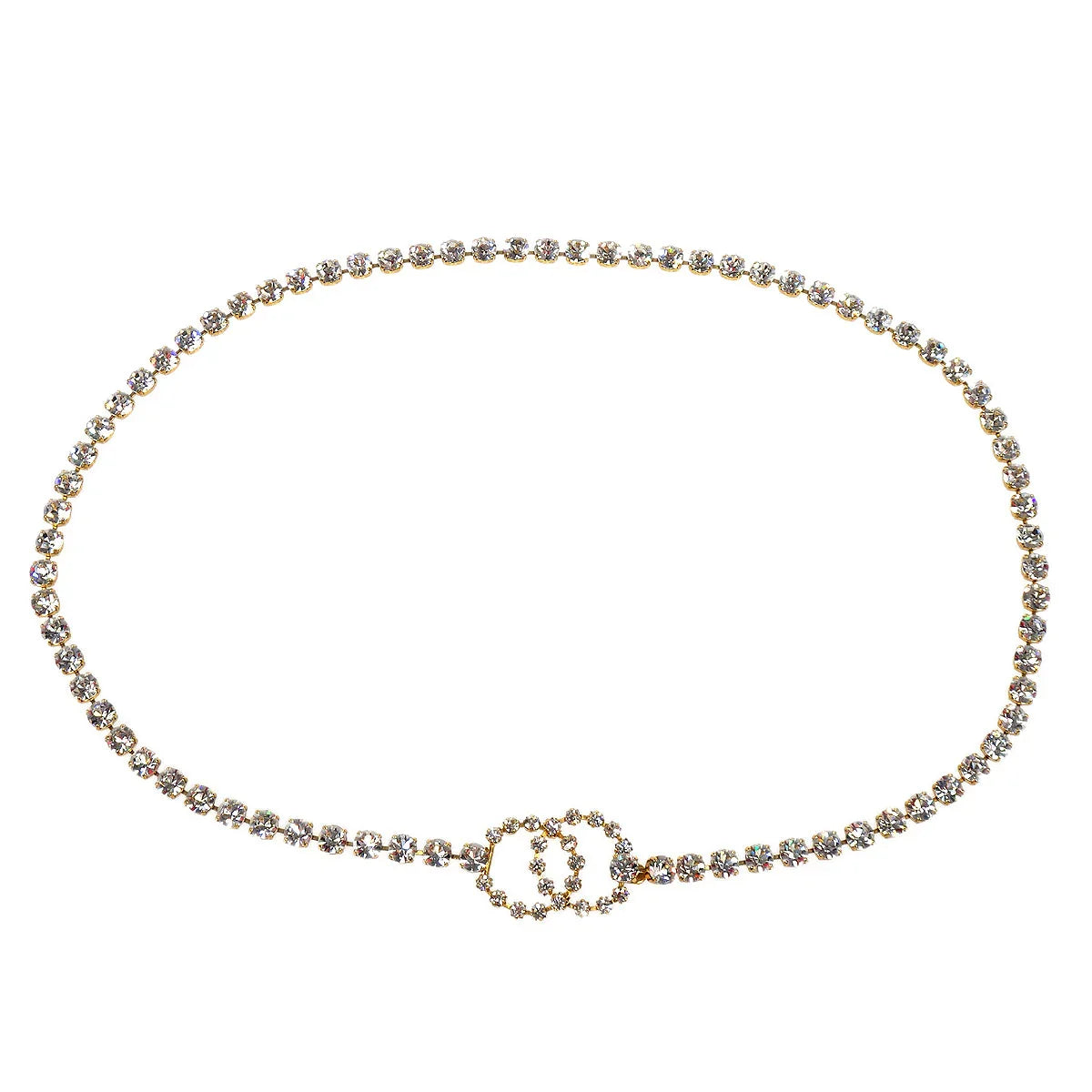Chanel 1995黄金和晶体CC链带95p