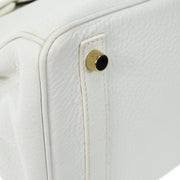 HERMES 2008 BIRKIN 30 White Clemence