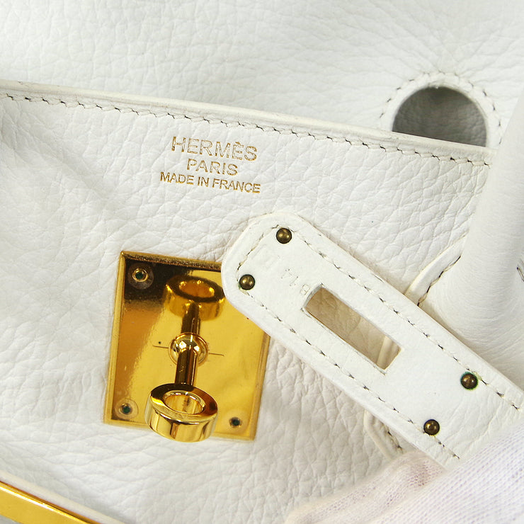 Hermès Malachite & Nata Clemence Horseshoe Birkin 30 QGB0Q20JGB001