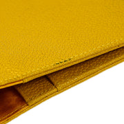 CHANEL 1996-1997 Timeless Notebook Cover Yellow Caviar