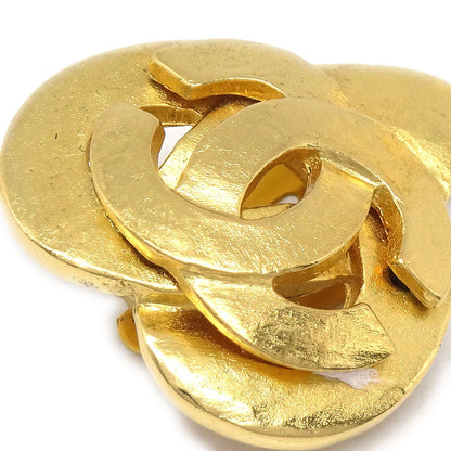 Chanel 1997 Heart Earrings Gold Clip-On 97P