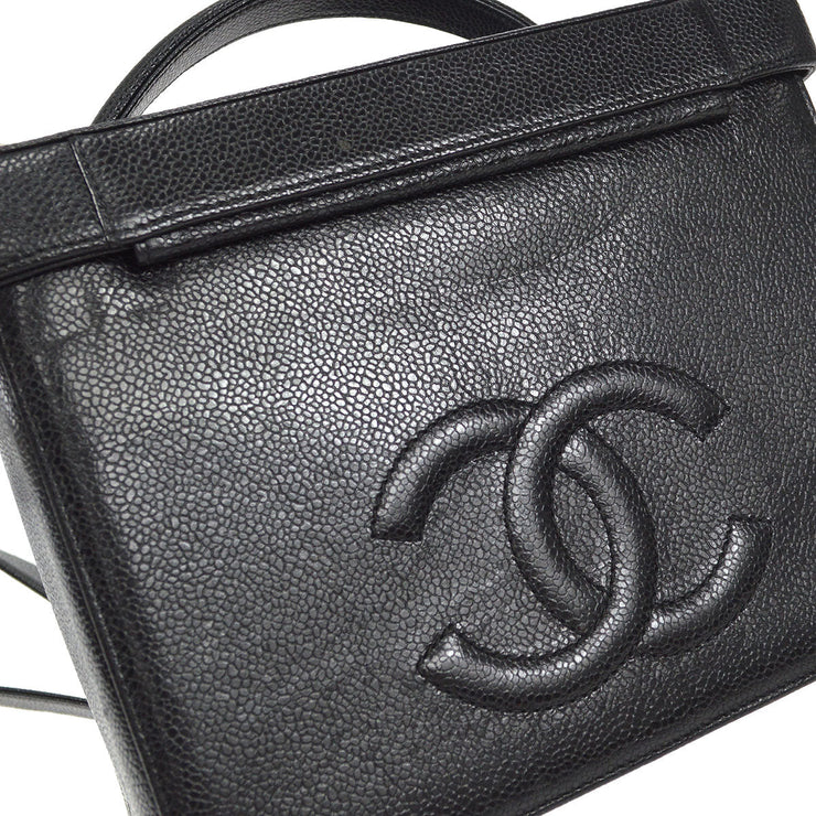 Chanel 1994-1996 CC Vanity Handbag Black Caviarを一周しました