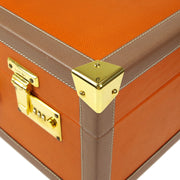 LOEWE Trunk Luggage Bag Orange