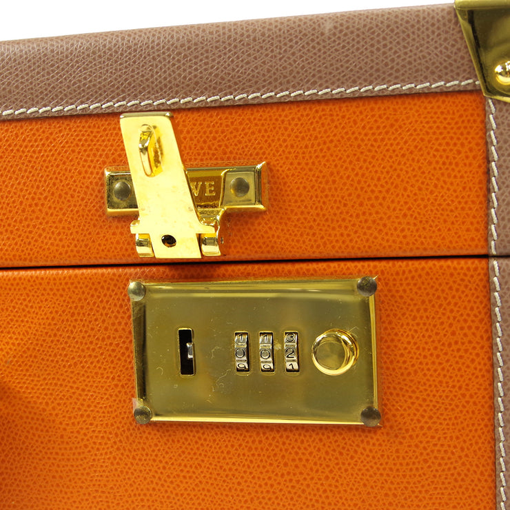 LOEWE Trunk Luggage Bag Orange