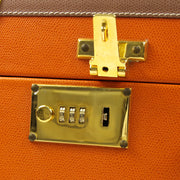 LOEWE Trunk Luggage Bag Orange