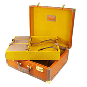 LOEWE Trunk Luggage Bag Orange