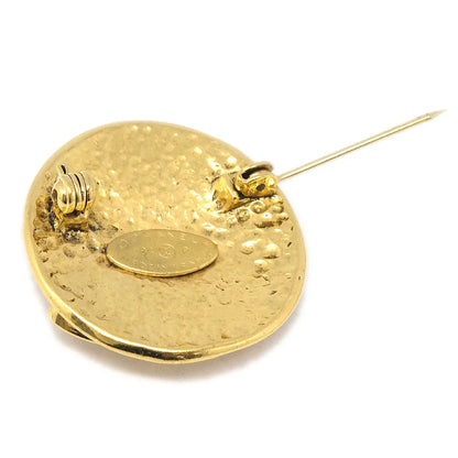 CHANEL 1994 Brooch Pin Corsage Gold 94P