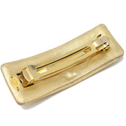 CHANEL Turnlock Hair Barrette Gold 62