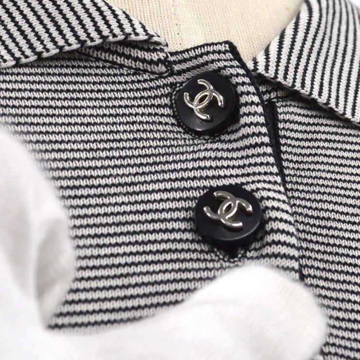 CHANEL 1993 Cruise striped polo shirt #42 – AMORE Vintage Tokyo