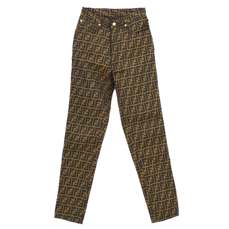 Fendi Zucca printed straight trousers #41 – AMORE Vintage Tokyo