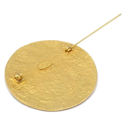 Chanel 1994 Brooch Pin Corsage Gold 94P