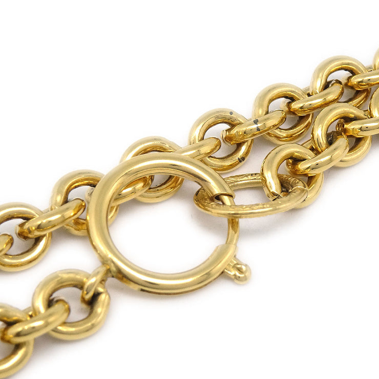 CHANEL 1994 Gold Chain Pendant Necklace 94P
