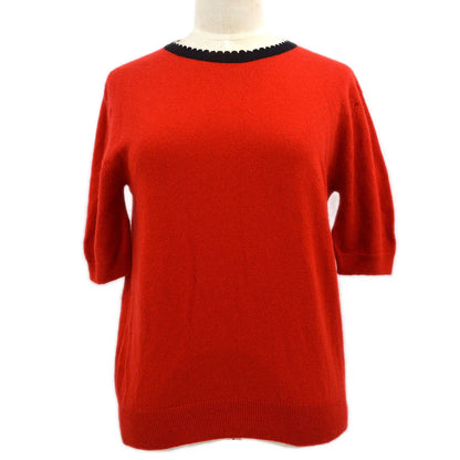 Chanel trimmed neck cashmere T-shirt