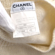 Chanel 1995 Shoe-Motif Cashmere Jumper＃42