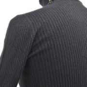 CHANEL 1999 Fall stand-up collar cashmere top #42