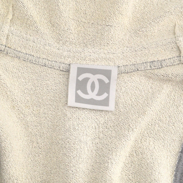 Chanel 2005春季徽标点V领连帽衫＃38