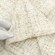 CHANEL 2001 Spring tweed cropped trousers #44