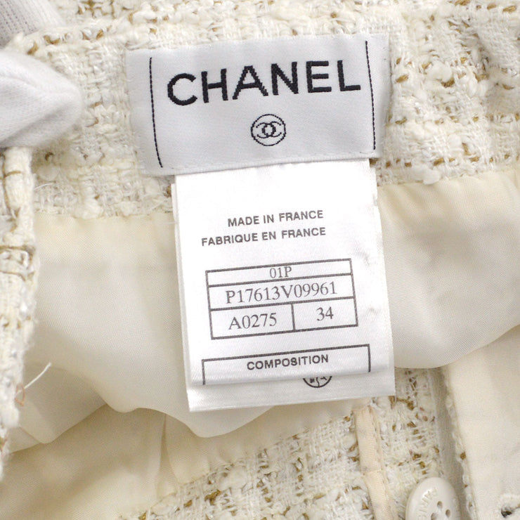CHANEL 2001 Spring tweed pencil skirt #34