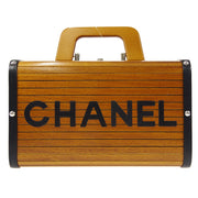 CHANEL Cosmetic Vanity Handbag Box Brown