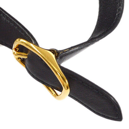 HERMES * 1988 SMAC Black Gulliver Ostrich