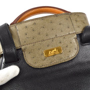 HERMES 1988 SMAC Black Gulliver Ostrich