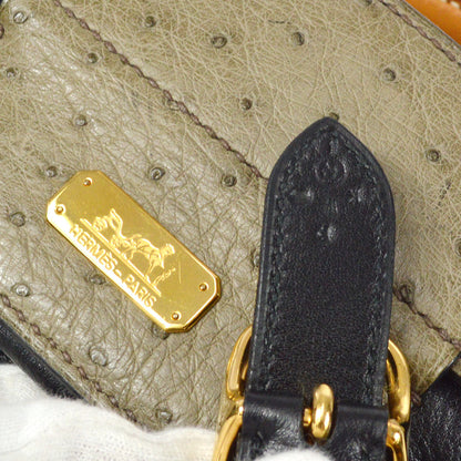 HERMES * 1988 SMAC Black Gulliver Ostrich