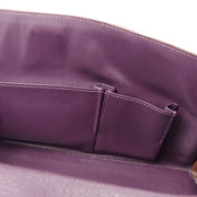 HERMES 2009 SHOULDER KELLY FRINGE Clemence Raisin