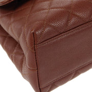 CHANEL 1996-1997 Kelly 25 Brown Caviar