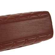 CHANEL 1996-1997 Kelly 25 Brown Caviar