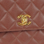 CHANEL 1996-1997 Kelly 25 Brown Caviar