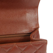 CHANEL 1996-1997 Kelly 25 Brown Caviar