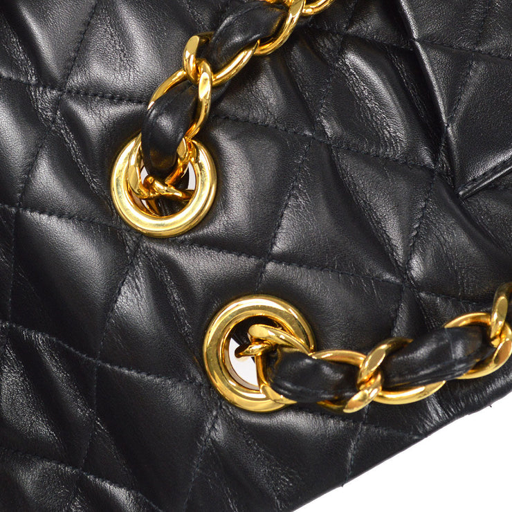 CHANEL 1994-1996 Classic Flap Maxi Black Lambskin