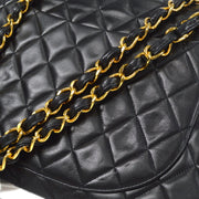 CHANEL 1994-1996 Classic Flap Maxi Black Lambskin