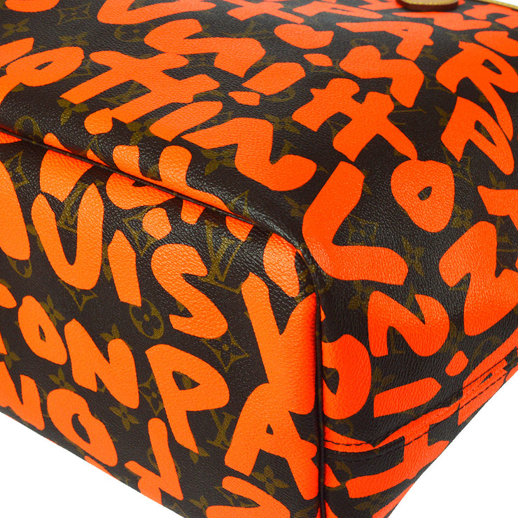 Louis Vuitton Orange Monogram Graffiti Neverfull GM