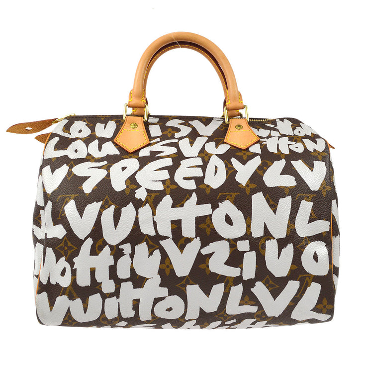 LOUIS VUITTON Monogram Graffiti Speedy 30 bag