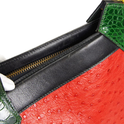 HERMES * 1998 HIMALAYA Red Ostrich