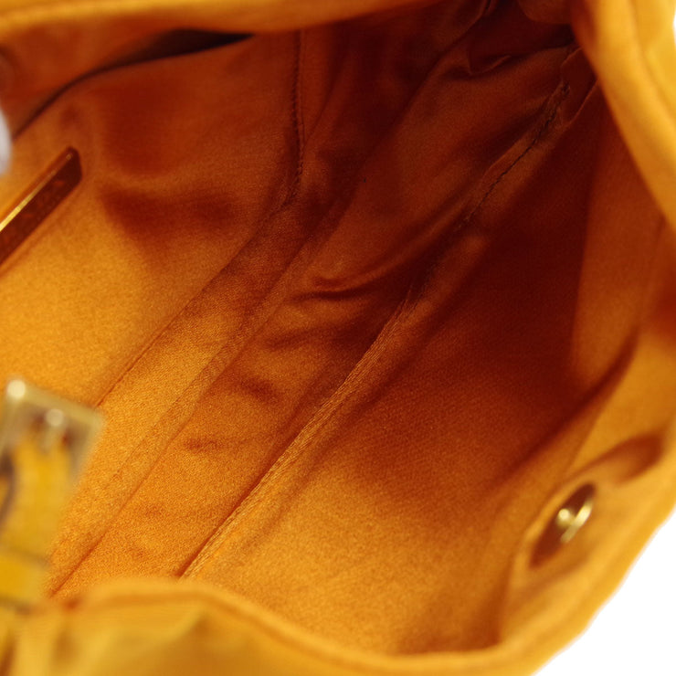 PRADA * 24 Hobo Bag Orange Nylon