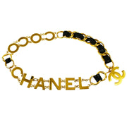 CHANEL 1993 Spring COCO Gold Chain Belt 93P
