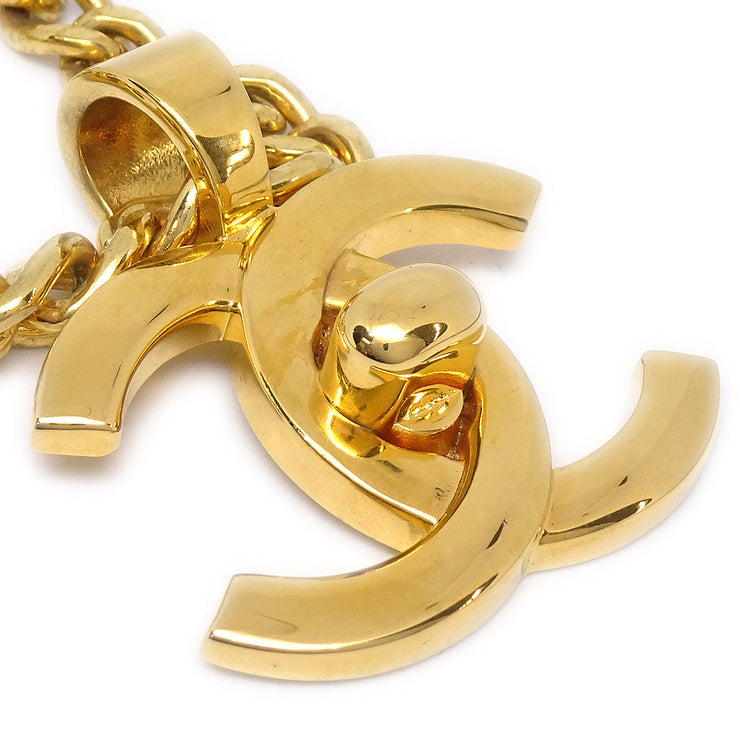 Chanel 1996 Twitlock Gold Chain项链96p