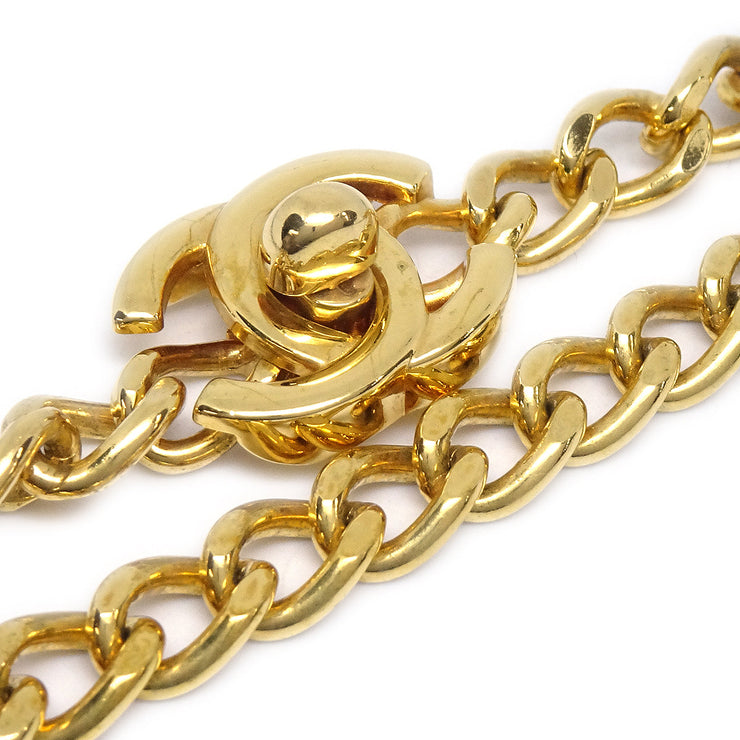 Chanel 1996 Twitlock Gold Chain项链96p