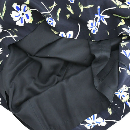 Chanel 1997 Spring floral-print draped silk dress #42