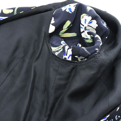Chanel 1997 Spring floral-print draped silk dress #42