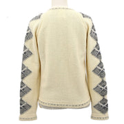 CHANEL 2002 Fall Wool Track Jacket #38