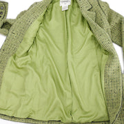 CHANEL 1997 Fall single-breasted tweed jacket #34