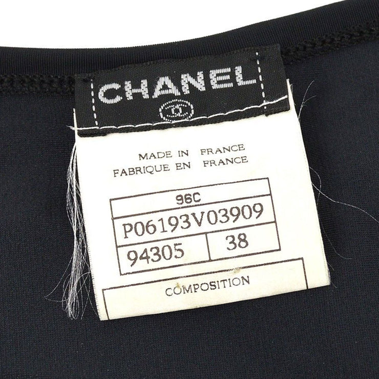 Chanel 1996 Fall CCノースリーブAラインドレス＃38