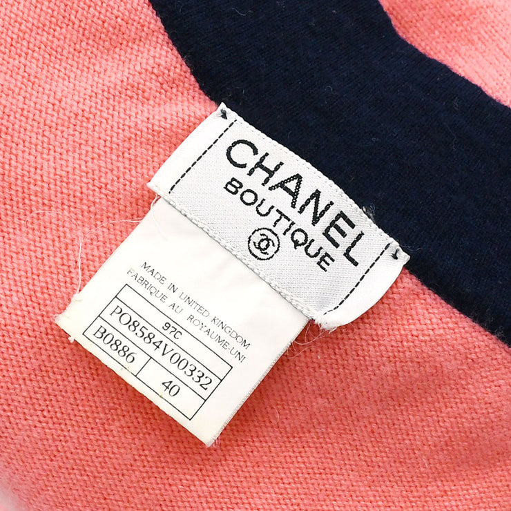 CHANEL 1997 Cruise CC-button cashmere jumper #40