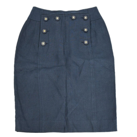 Chanel Spring 1994 CC-button pencil skirt #36